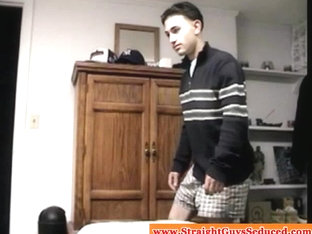 Staightbait twink sucked off by dilf amateur