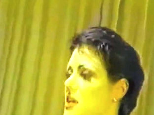 Gal screws a guy in a vintage femdom video