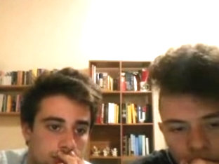 Italian Cute Shy Friends Show Their Hot Round Butts On Cam