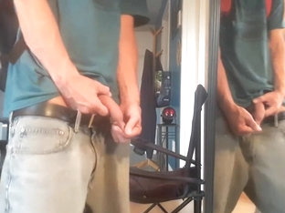 Piss in front a mirror #1
